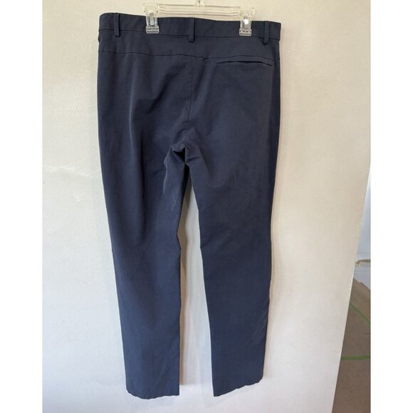 Tom Brady Brand Pants Men's Size 34 X 32 Stone Navy Structured Stretch - Picture 2 of 4